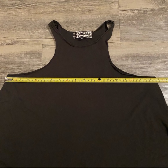 Brown Olive Green Groceries Tank Top - Picture 2 of 6